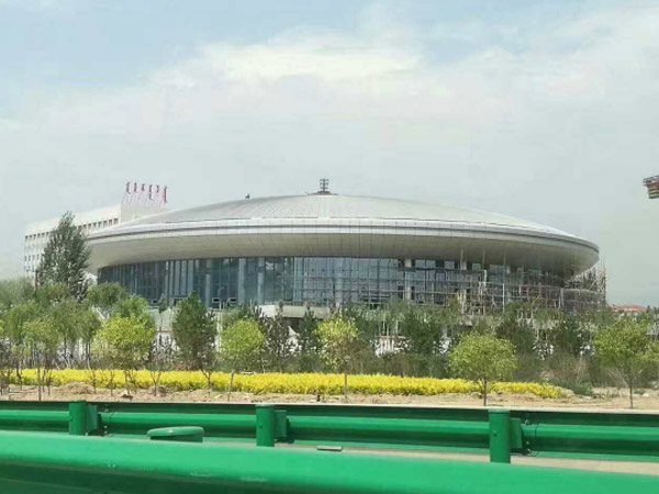 內蒙古某大學體育館-網架屋面項目（網架結構）2