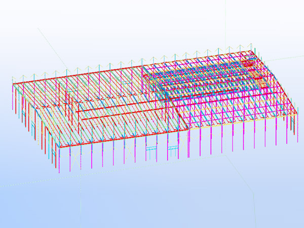 重慶某陶瓷公司廠房-門式剛架