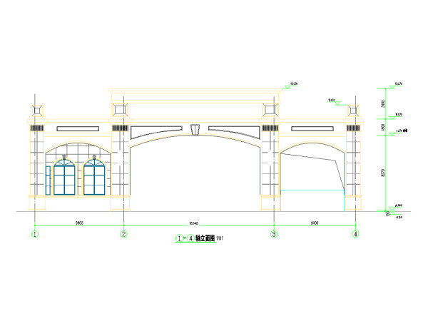 河北未來城項目-大門設計